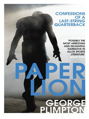 cover image of Paper Lion